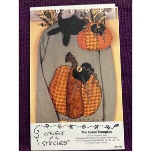 sewing pattern the great pumpkin sweatshirt applique pumpkin bag